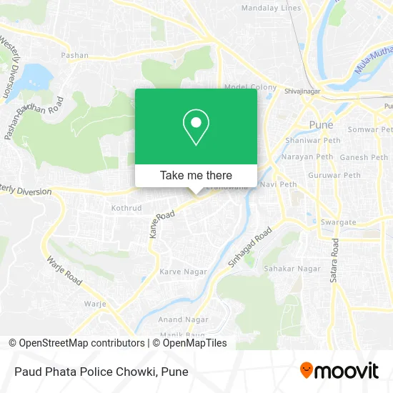 Paud Phata Police Chowki map