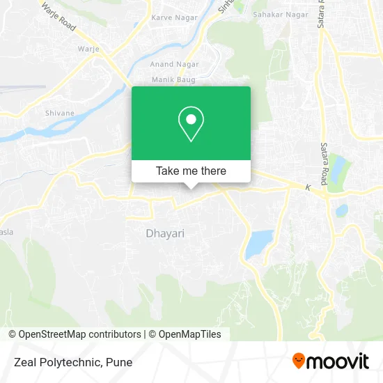 Zeal Polytechnic map