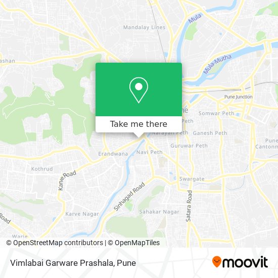 Vimlabai Garware Prashala map