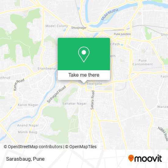 Sarasbaug map