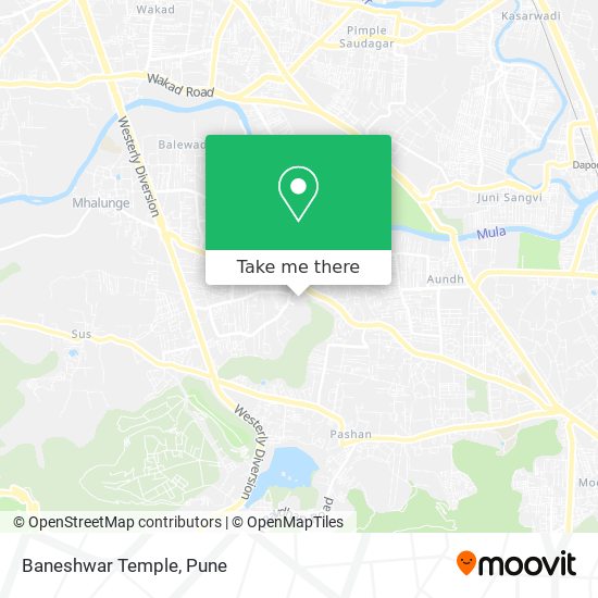 Baneshwar Temple map