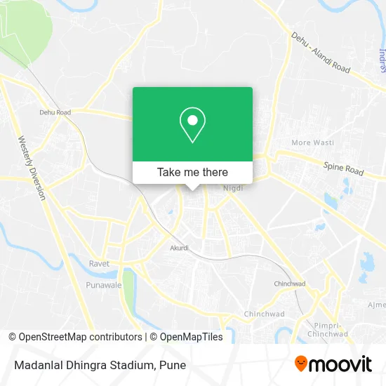 Madanlal Dhingra Stadium map