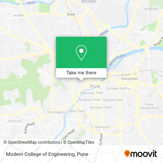 Modern College Of Engineering map
