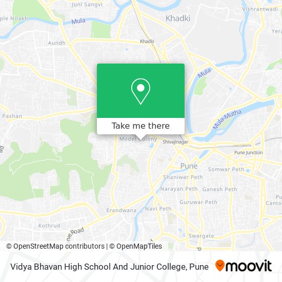 Vidya Bhavan High School And Junior College map