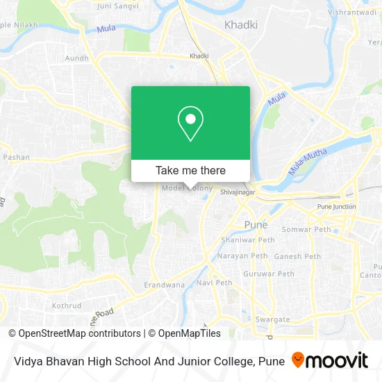 Vidya Bhavan High School And Junior College map