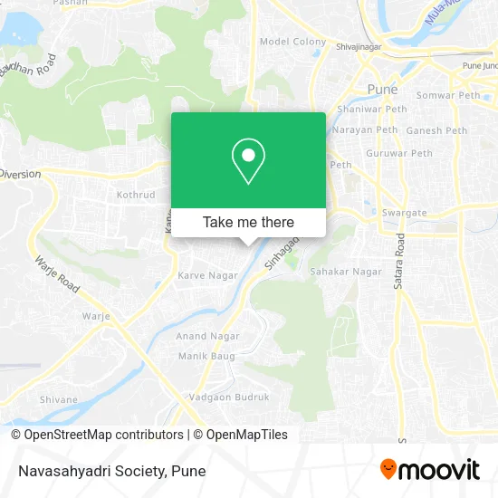 Navasahyadri Society map