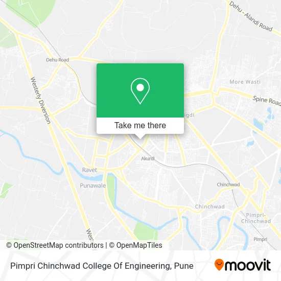 Pimpri Chinchwad College Of Engineering map