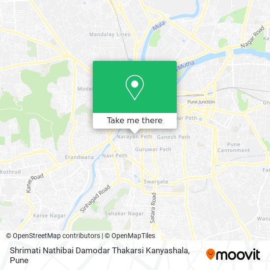 Shrimati Nathibai Damodar Thakarsi Kanyashala map
