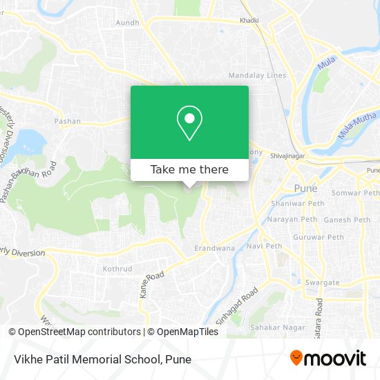 Vikhe Patil Memorial School map