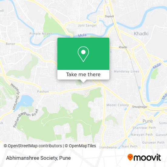 Abhimanshree Society map