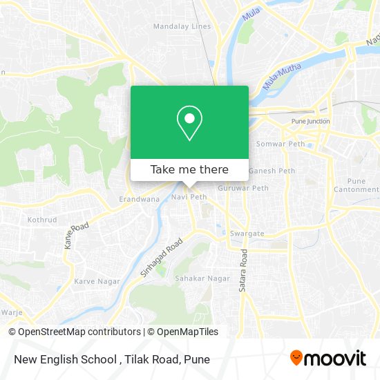 New English School , Tilak Road map