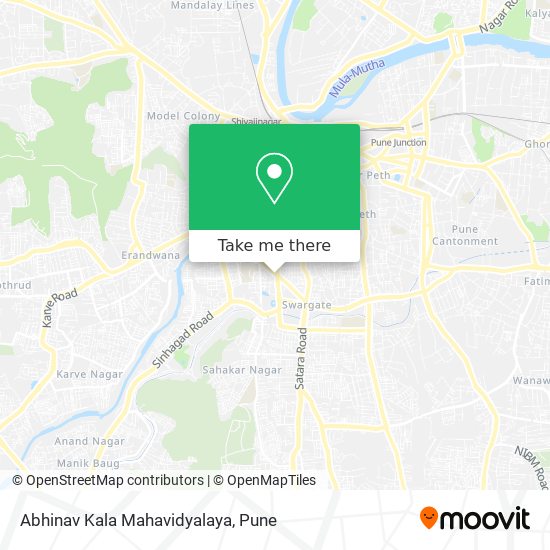 Abhinav Kala Mahavidyalaya map