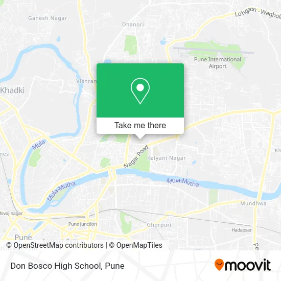 Don Bosco High School map