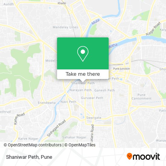 Shaniwar Peth map