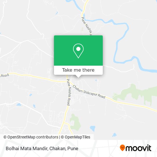 Bolhai Mata Mandir, Chakan map