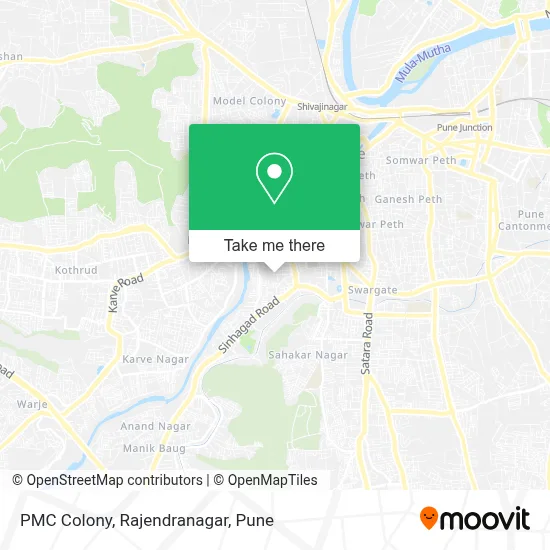 Pmc Colony, Rajendranagar map