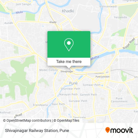 Shivajinagar Railway Station map