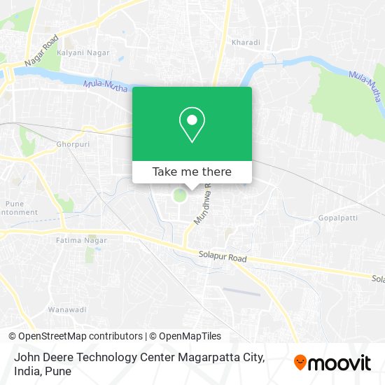 John Deere Technology Center Magarpatta City, India map