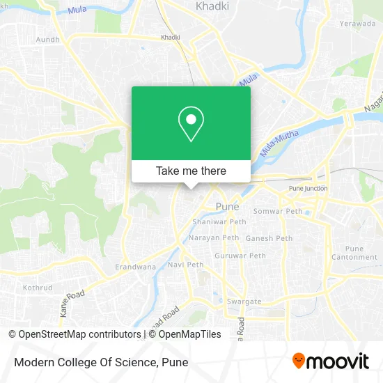 Modern College Of Science map
