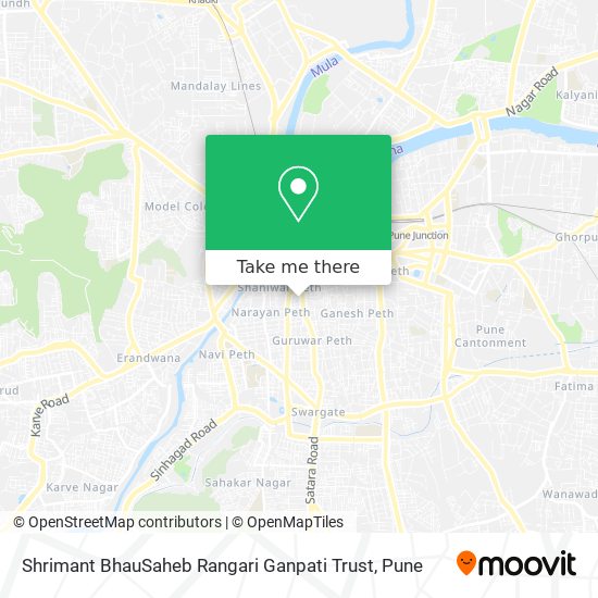 Shrimant BhauSaheb Rangari Ganpati Trust map