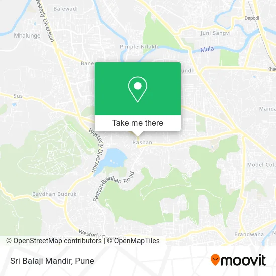 Sri Balaji Mandir map