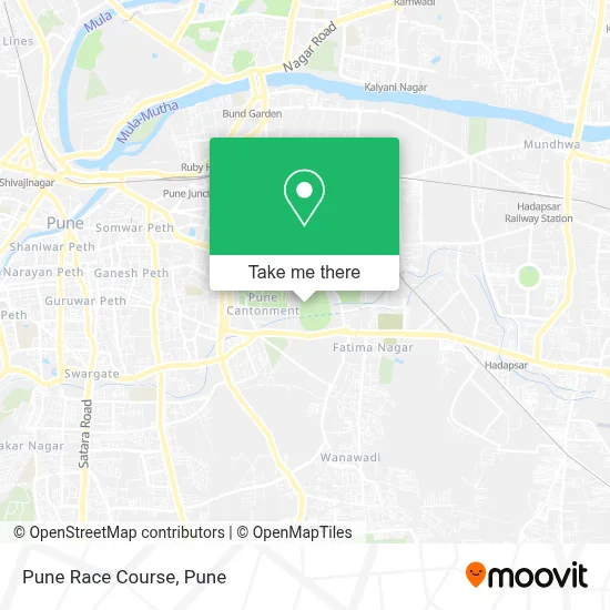 Pune Race Course map