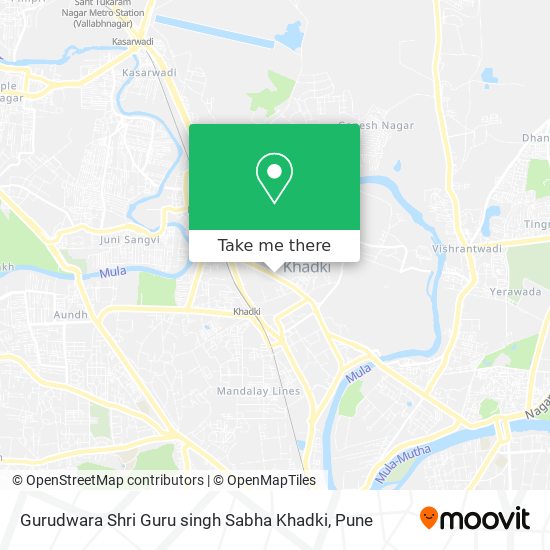 Gurudwara Shri Guru singh Sabha Khadki map