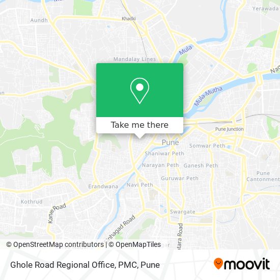 Ghole Road Regional Office, PMC map