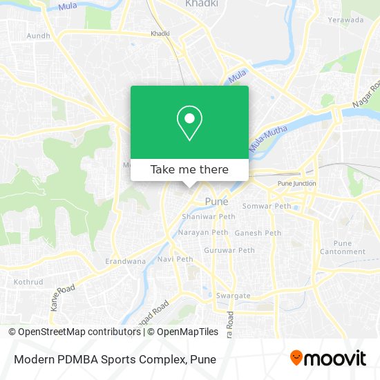 Modern PDMBA Sports Complex map