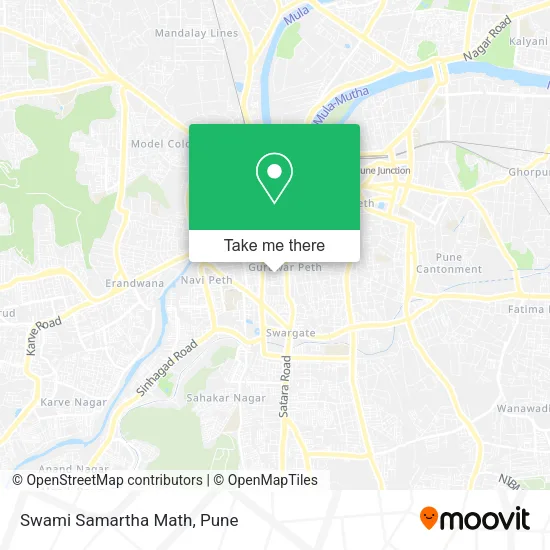 Swami Samartha Math map