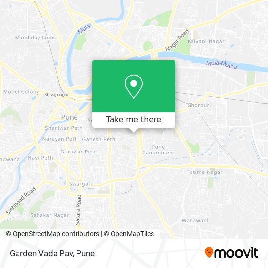 Garden Vada Pav map