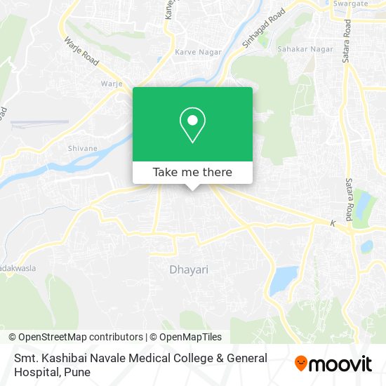 Smt. Kashibai Navale Medical College & General Hospital map