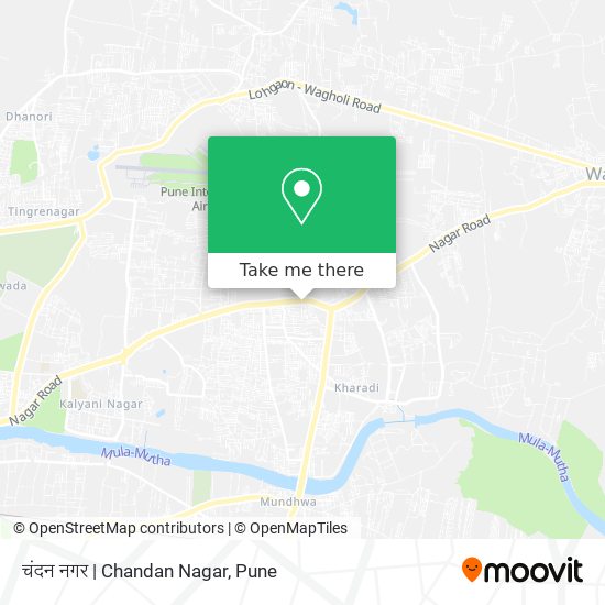 चंदन नगर | Chandan Nagar map