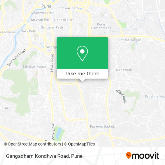 Gangadham Kondhwa Road map