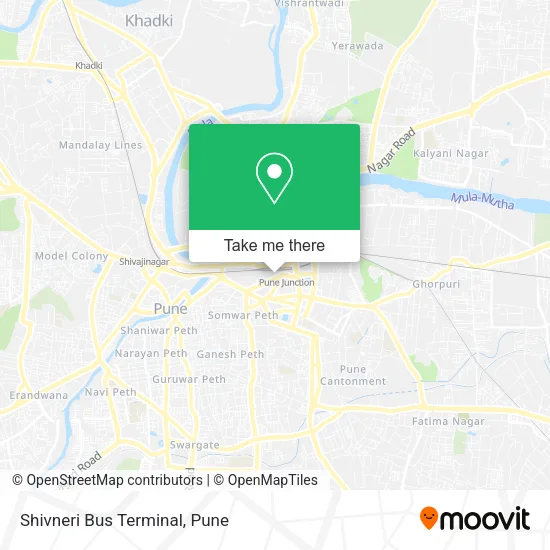 Shivneri Bus Terminal map