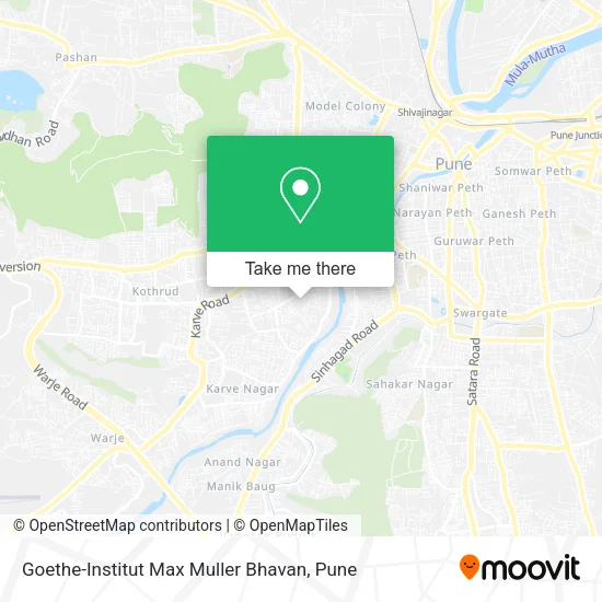 Goethe-Institut Max Muller Bhavan map