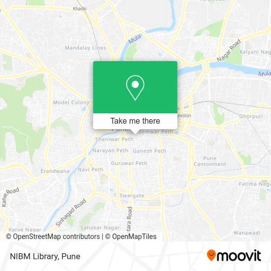 NIBM Library map