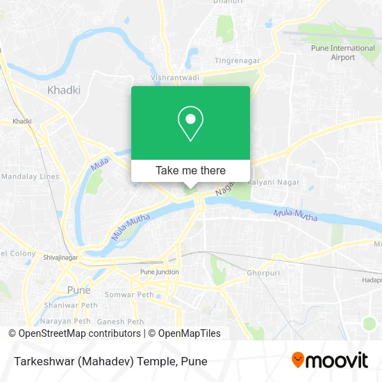 Tarkeshwar (Mahadev) Temple map