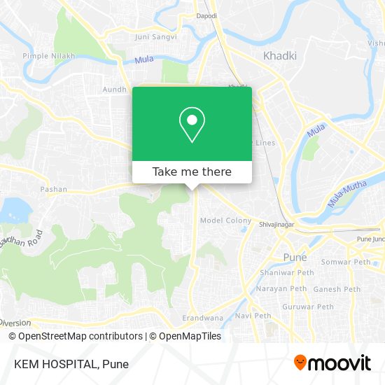 KEM HOSPITAL map