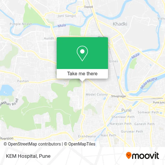 KEM HOSPITAL map