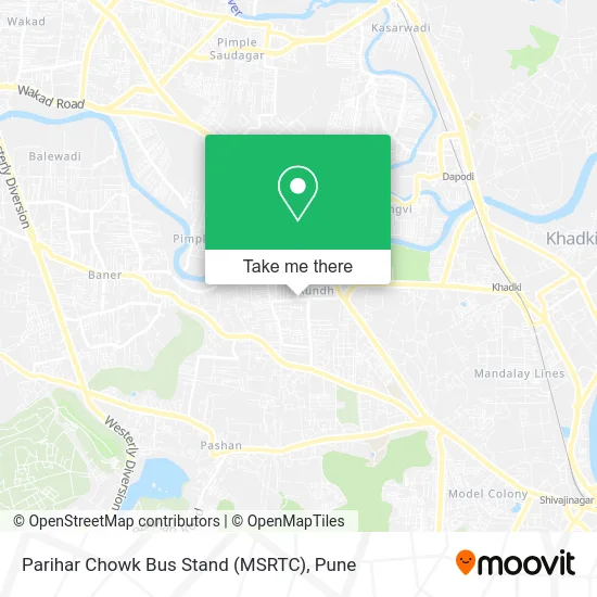 Parihar Chowk Bus Stand (MSRTC) map