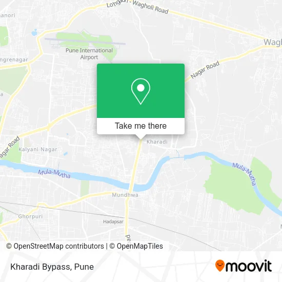 Kharadi Bypass map
