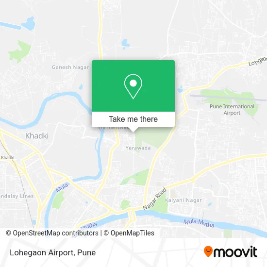 Lohegaon Airport map