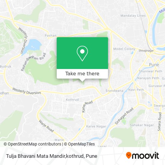 Tulja Bhavani Mata Mandir,kothrud map