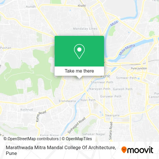 Marathwada Mitra Mandal College Of Architecture map