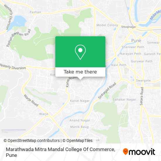 Marathwada Mitra Mandal College Of Commerce map