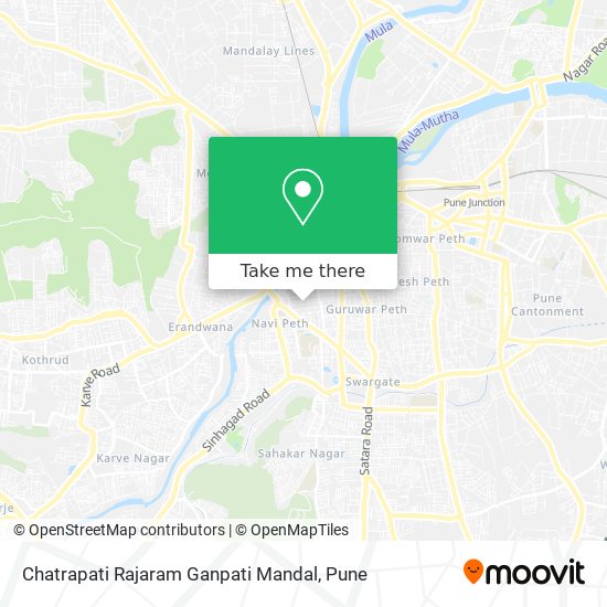 Chatrapati Rajaram Ganpati Mandal map