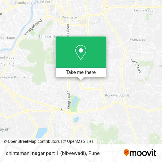 chintamani nagar part 1 (bibvewadi) map