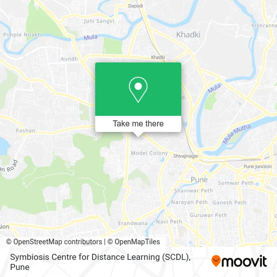 Symbiosis Centre for Distance Learning (SCDL) map