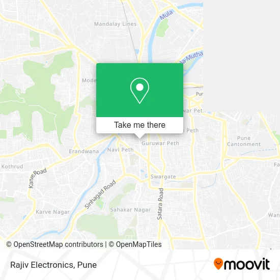 Rajiv Electronics map